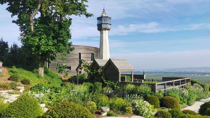 33. « Prix du patrimoine », médaille d’argent, communauté urbaine du Grand Reims (51), le phare de Verzenay. ©Victoires du paysage